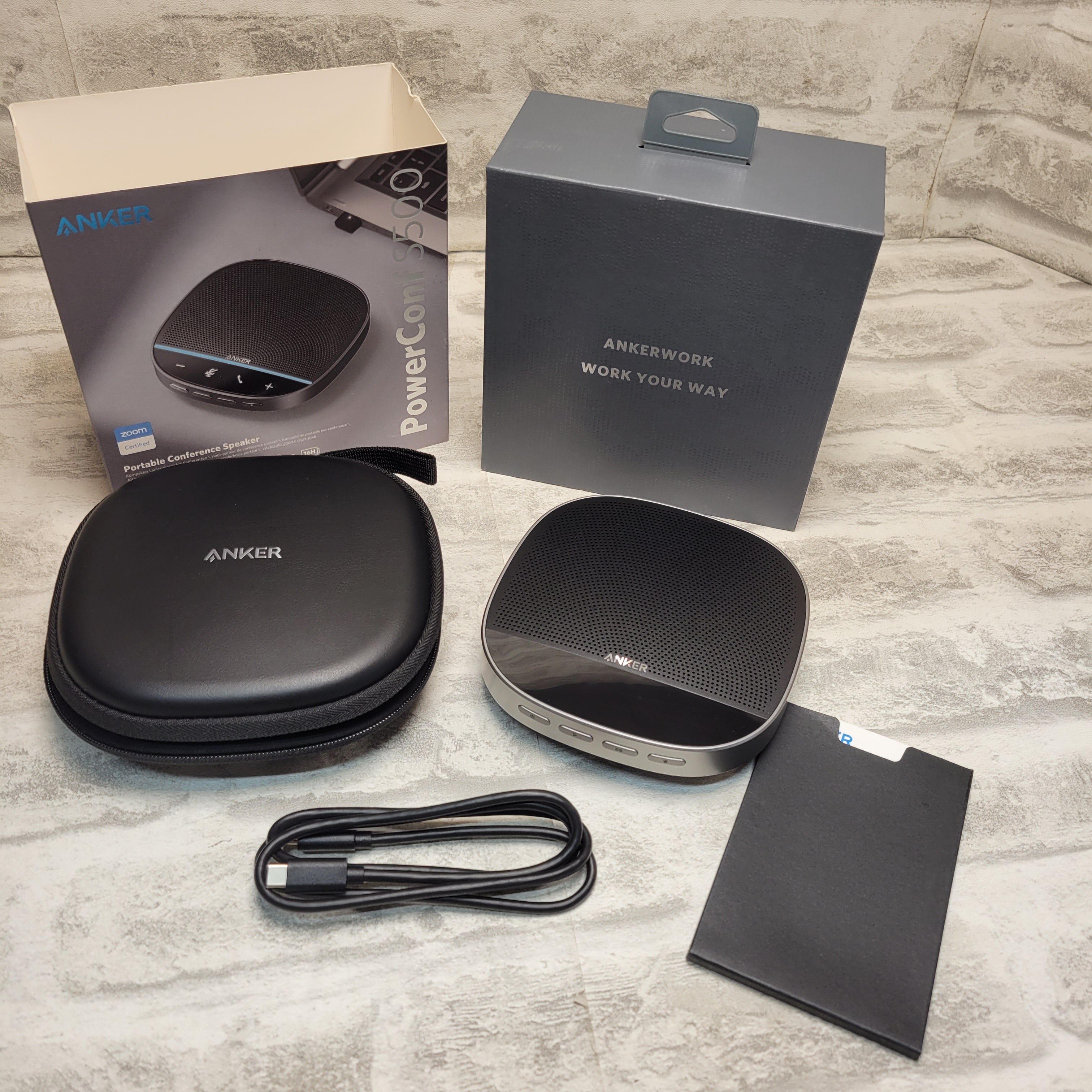 Anker Bluetooth Conference Speaker Microphone PowerConf S500 Speakerphone (7868920856814)
